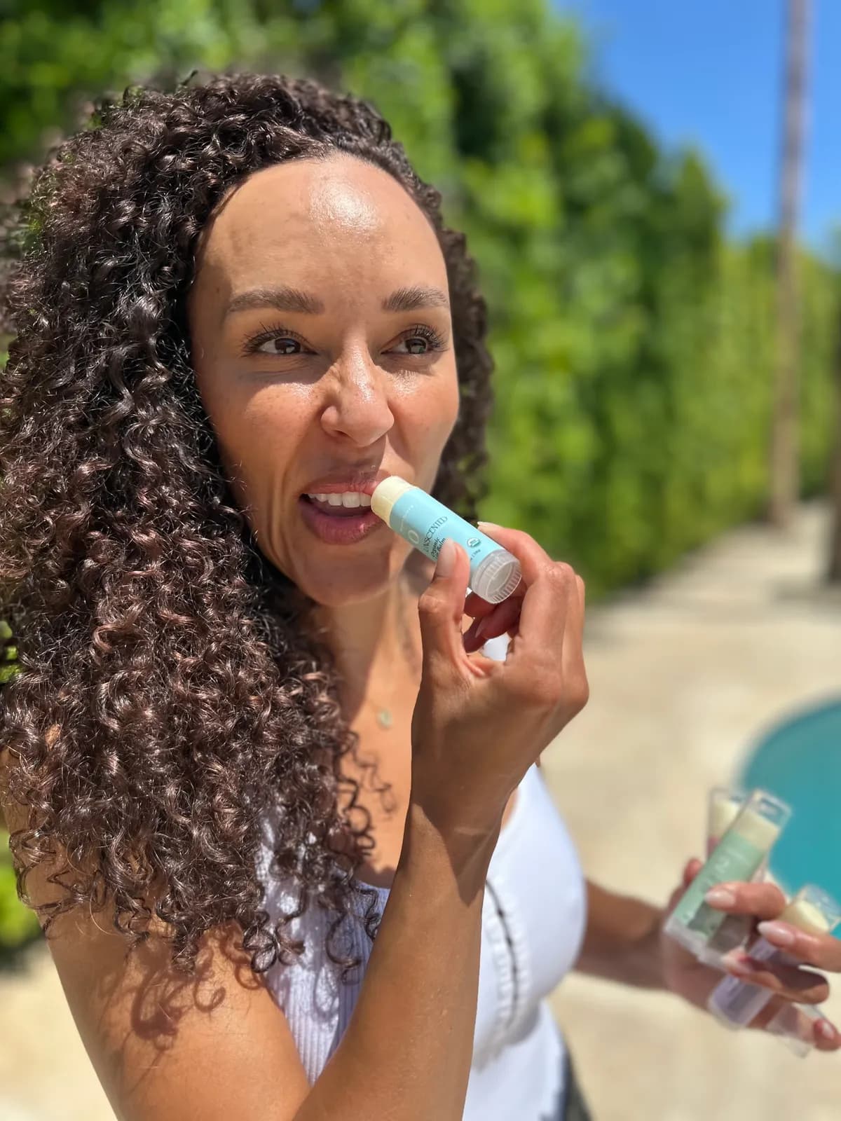 Numbrrrz organic lip balm — daily multi-use application